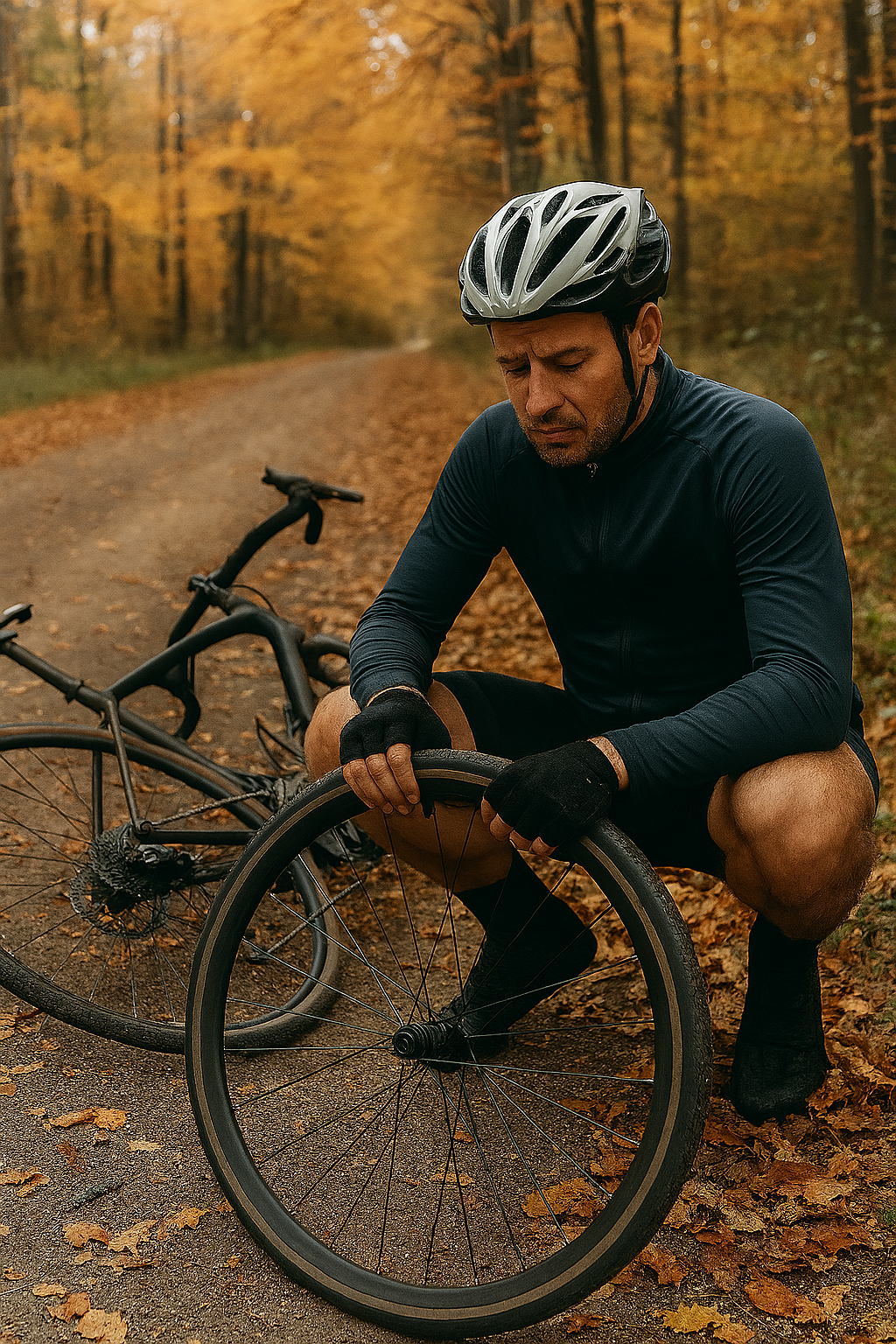 Wymiana dętki w rowerze szosowym i MTB