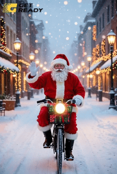 Świąteczne życzenia dla rowerzystów – z błotem, humorem i… odrobiną smaru