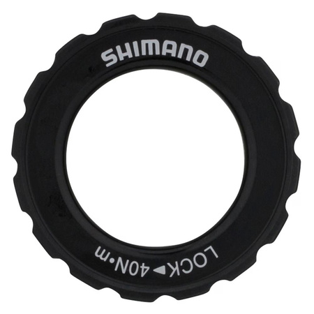 Tarcza hamulca 140mm Shimano Center Lock SMRT54 z pierścieniem