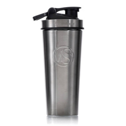METALSHAKE Stalowy Shaker Butelka Silver Steel 900 ml